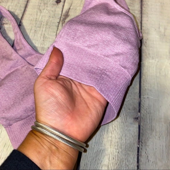 ☯️ Lily Lavender Ribbed Sports Bra ☯️ - Picture 5 of 9